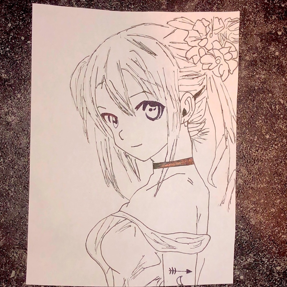 Anime Girl Drawing